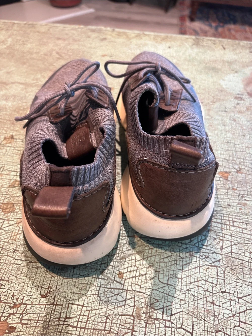 Cole Haan Zerogrand All-Day Trainer Stitchlite Gray Brown Men’s 9M